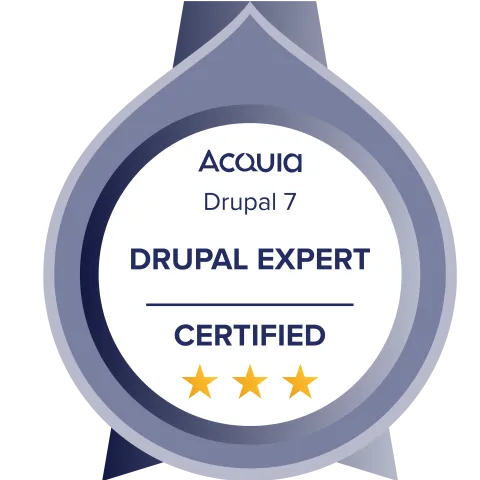 Drupal 7 Certified Expert