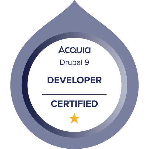 Drupal 9 Certified Developer